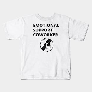 Emotional Support Coworker Kids T-Shirt